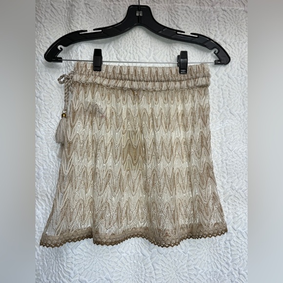 Ramy Brook Cream and Gold Swim Coverup - Picture 12 of 14